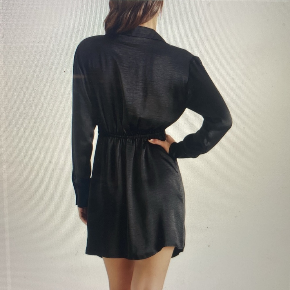 Steve Madden Twist Front Shirtdress - Picture 2 of 12